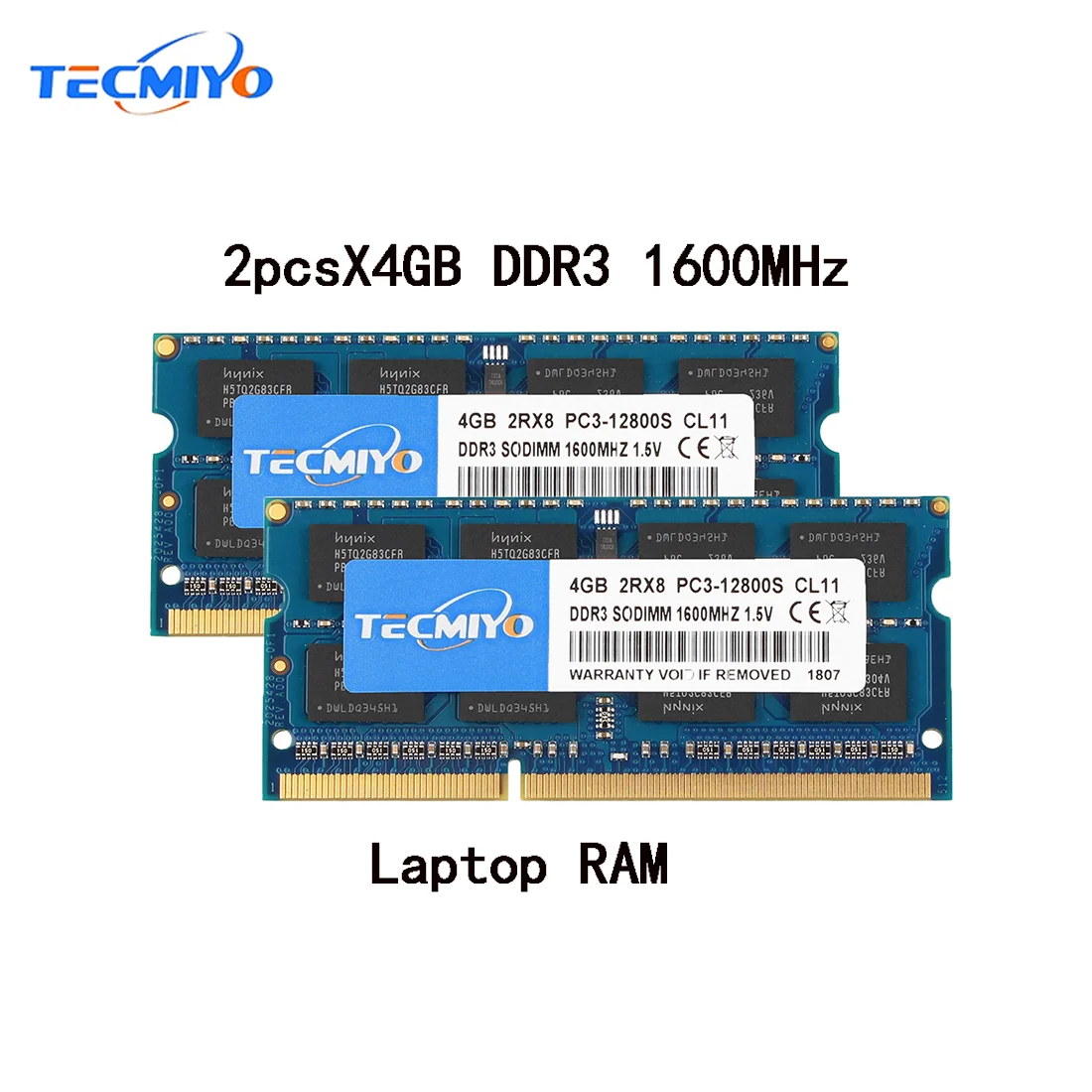Tecmiyo Ʈ ޸ ,  ECC Ʈ ޸, , ǰ, 8GB ( 2X 4GB), DDR3 1600MHz PC3-12800S 2RX8 SODIMM 1.5V